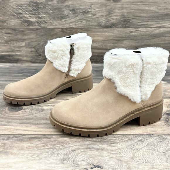 NIB Koolaburra by UGG Berea Fuzz Orthodite Ankle Boots Suede 9 Amphora - Picture 4 of 12